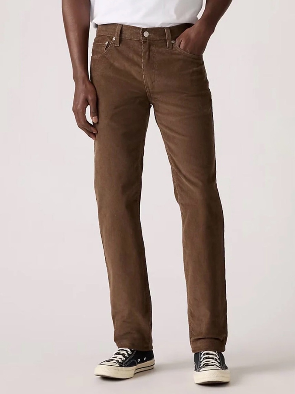 Levi's Men's Corduroy Skinny 511 Straight-Leg Pants in Brown